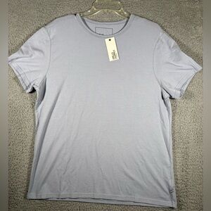 Mills Supply By Splendid - Mens L-  Blue Gray Short Sleeve Jersey Tee -NWT